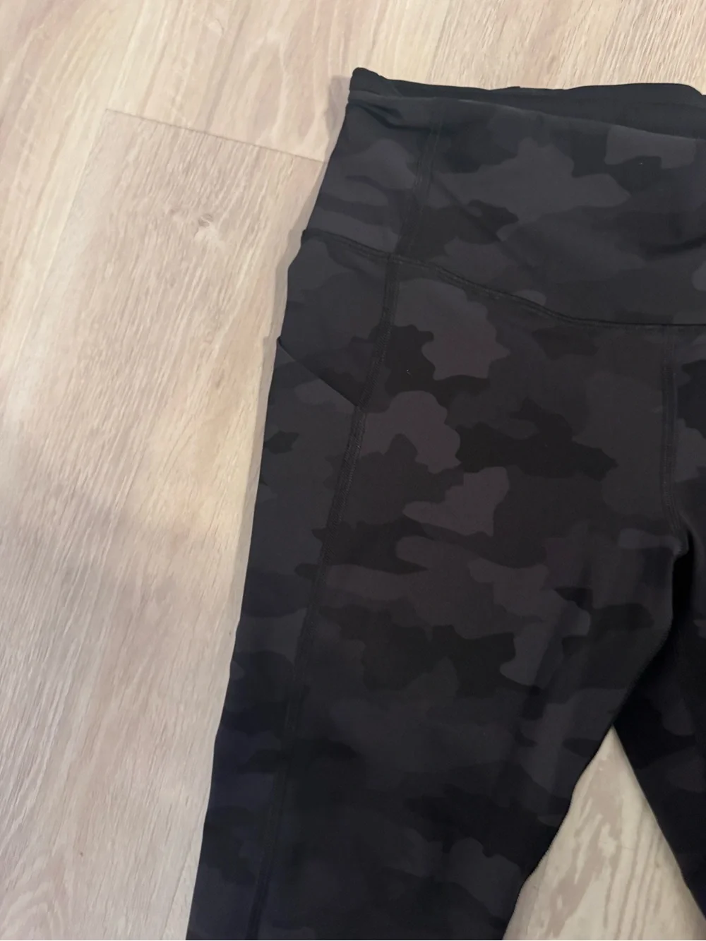 Lululemon Black Camo Performance Leggings